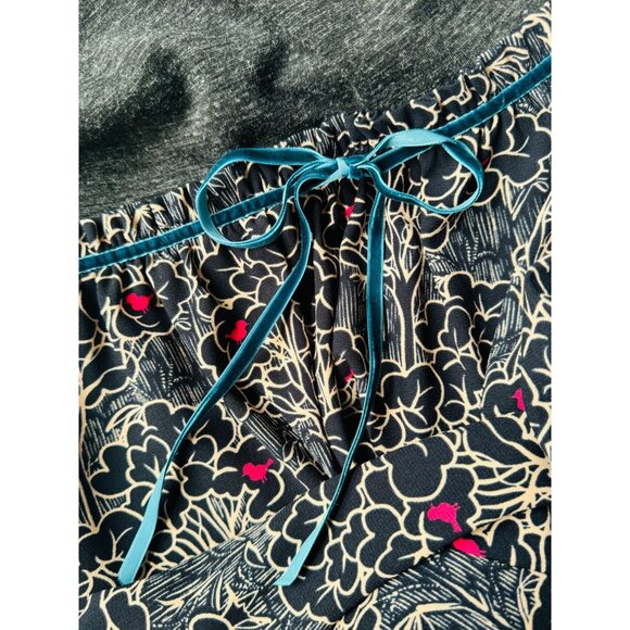 2/$30 NWT Maison Jules Medium Dress Floral Black Background - Picture 4 of 14